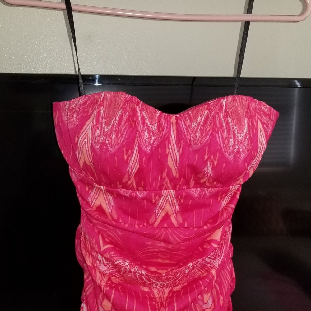 Bebe strapple women's dress